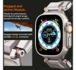 Spigen DuraPro Armor Apple Watch Ultra 3 / 2 / 1 49mm / 10 /  9 / 8 / 7 45mm / SE / 6 / 5 / 4 44mm / 3 / 2 / 1 42mm óraszíj, fekete (AMP07591)