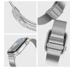 Spigen Sleek Link Apple Watch Ultra 3 / 2 / 1 49mm 10 46mm / 9 / 8 / 7 45mm / SE (2 / 1) / 6 / 5 / 4 44mm / 3 / 2 / 1 42mm szíj, ezüst