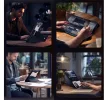 Nillkin Bumper Pro Apple iPad Pro 13 2024 / 2025 oldalra nyíló tok, fekete