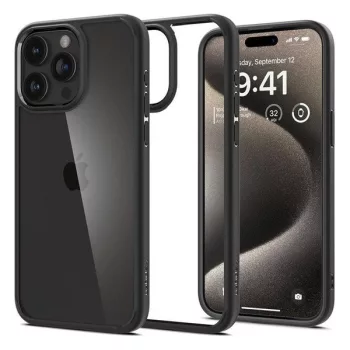   Spigen Ultra Hybrid Apple iPhone 16 Pro Max tok, Matte Black, fekete ACS07996