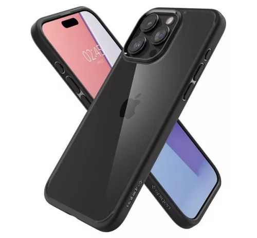 Spigen Ultra Hybrid Apple iPhone 16 Pro Max tok, Matte Black, fekete ACS07996