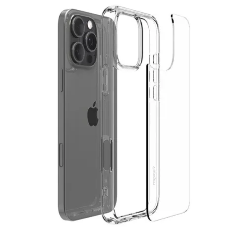 Spigen Ultra Hybrid Apple iPhone 16 Pro Max tok, Crystal Clear, átlátszó ACS07992