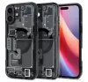 Spigen Ultra Hybrid MagFit Apple iPhone 16 Plus tok, Zero One, fekete ACS08078