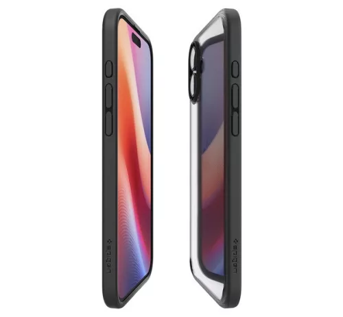 Spigen Ultra Hybrid Apple iPhone 16 Plus tok, Matte Black, fekete ACS08072