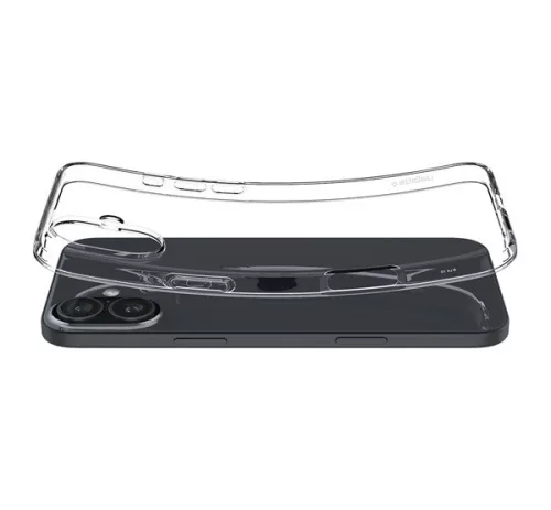 Spigen Liquid Crystal Apple iPhone 16 Plus tok, Crystal Clear, átlátszó ACS08064