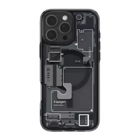   Spigen Ultra Hybrid MagFit Apple iPhone 16 Pro tok, MagSafe, Zero One, fekete ACS08135