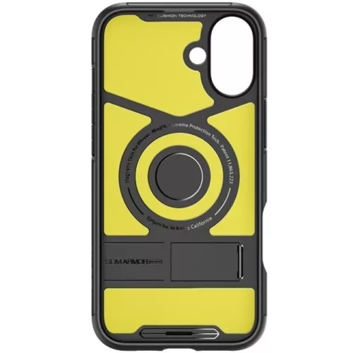 Spigen Slim Armor MagFit iPhone 16 tok, MagSafe, fekete ACS08227