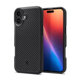   Spigen Core Armor Apple iPhone 16 tok, Matte Black, fekete ACS08220