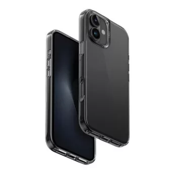   Uniq Air Fender Apple iPhone 16 szilikon tok, szürke/átlátszó