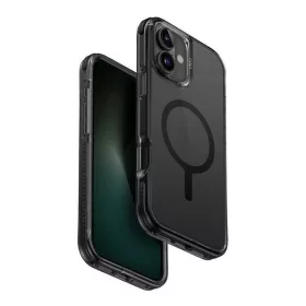   Uniq Combat Apple iPhone 16 Plus MagSafe szilikon tok, karbon fekete