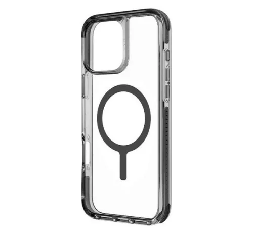 Uniq Combat Apple iPhone 16 Plus MagSafe szilikon tok, karbon fekete