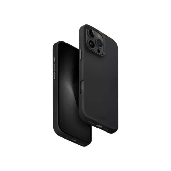 Uniq Lyden Apple iPhone 16 Pro Max MagSafe Bőr tok, fekete