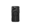 Uniq Eleva Apple iPhone 16 Pro Max Magsafe szilikon tok tartó résszel, karbon fekete
