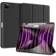 Apple iPad Pro 13 (2024 / 2025), mappa tok, Smart Case, érintőceruza tartó, Dux Ducis Domo, fekete