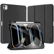 Apple iPad Pro 13 (2024 / 2025), mappa tok, Smart Case, érintőceruza tartó, Dux Ducis Domo, fekete
