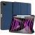 Apple iPad Pro 11 (2024 / 2025), mappa tok, Smart Case, érintőceruza tartó, Dux Ducis Domo, sötétkék