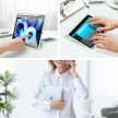 Apple iPad Pro 13 (2024 / 2025), mappa tok, Smart Case, légpárnás sarok, közepesen ütésálló, érintőceruza tartó, átlátszó hátlap, Dux Ducis Toby, rózsaszín