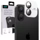 Apple iPhone 16 / 16 Plus, Kamera lencsevédő fólia, ütésálló fólia, Tempered Glass (edzett üveg), ESR Armorite, fekete