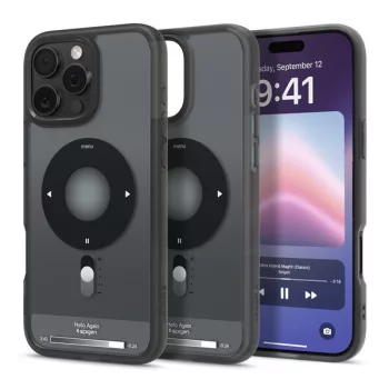   Spigen Ultra Hybrid MagFit Apple iPhone 16 Pro Max tok, MagSafe, Classic, fekete