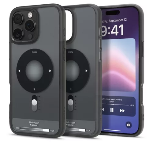Spigen Ultra Hybrid MagFit Apple iPhone 16 Pro Max tok, MagSafe, Classic, fekete