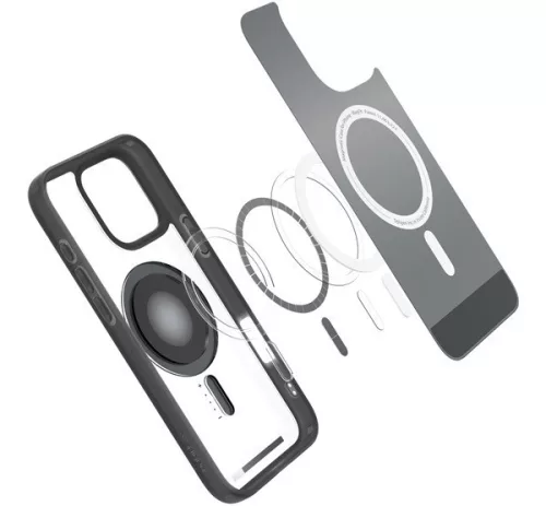 Spigen Ultra Hybrid MagFit Apple iPhone 16 Pro tok, MagSafe, Classic, fekete