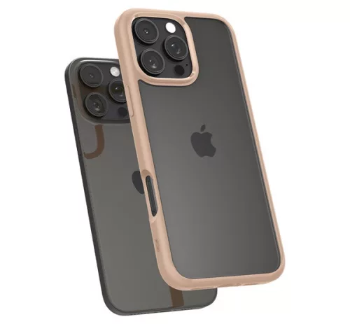 Spigen Ultra Hybrid Apple iPhone 16 Pro tok, Rose Titanium, átlátszó-rozéarany