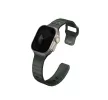 Uniq Stride KFM Apple Watch 41/40/38mm gumis szilikon szíj, khaki/zöld