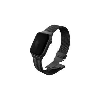   Uniq Dante Pro Apple Watch 42/41/40mm állítható fém óraszíj, fekete