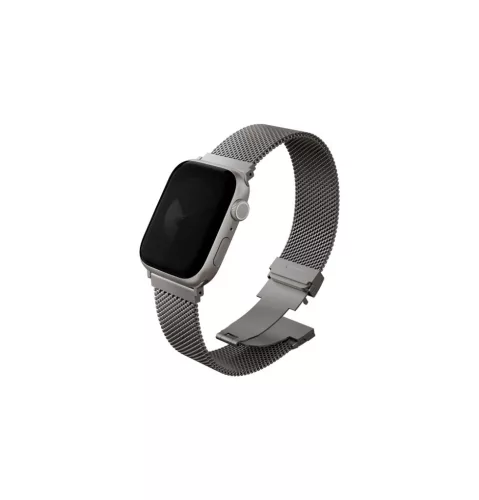 Uniq Dante Pro Apple Watch 49/46/45/44mm állítható fém óraszíj, ezüst