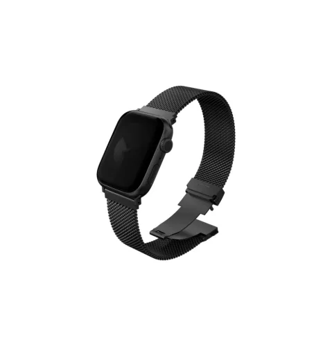Uniq Dante Pro Apple Watch 49/46/45/44mm állítható fém óraszíj, fekete