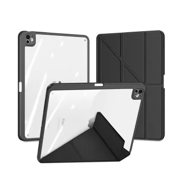   Dux Ducis Magi iPad Pro 11 (2024 / 2025) tok pencil tartóval, fekete