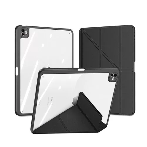 Dux Ducis Magi iPad Pro 11 (2024 / 2025) tok pencil tartóval, fekete