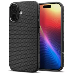 Spigen Liquid Air tok iPhone 17 – Matte Black