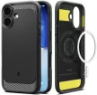 Spigen Rugged Armor MagFit Apple iPhone 17 tok, MagSafe, Matte Black, fekete (sérült csomagolás)