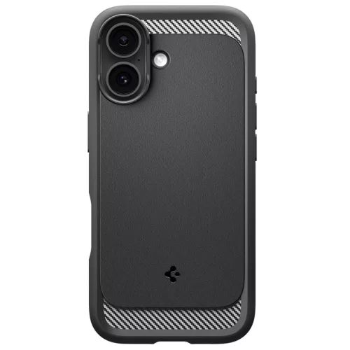 Spigen Rugged Armor MagFit MagSafe tok iPhone 17 – Matte Black