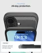 Spigen Rugged Armor MagFit Apple iPhone 17 tok, MagSafe, Matte Black, fekete