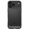 Spigen Rugged Armor MagFit Apple iPhone 17 Pro Max / 18 Pro Max tok, MagSafe, Matte Black, fekete