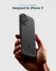 Spigen Rugged Armor MagFit Apple iPhone 17 Pro Max / 18 Pro Max tok, MagSafe, Matte Black, fekete