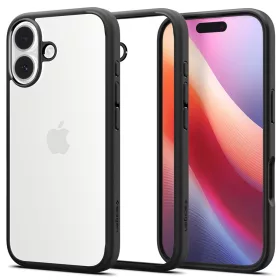 Spigen Ultra Hybrid Apple iPhone 17 tok, Matte Black, fekete