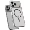 Spigen Ultra Hybrid Magfit Apple iPhone 17 Pro Max / 18 Pro Max tok, MagSafe, Clear Graphite, szürke