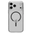 Spigen Ultra Hybrid Magfit Apple iPhone 17 Pro tok, MagSafe, Clear Graphite, szürke