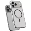 Spigen Ultra Hybrid Magfit Apple iPhone 17 Pro tok, MagSafe, Clear Graphite, szürke