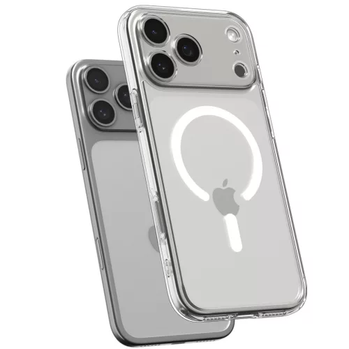 Spigen Ultra Hybrid MagFit MagSafe tok iPhone 17 Pro Max / 18 Pro Max – Clear White