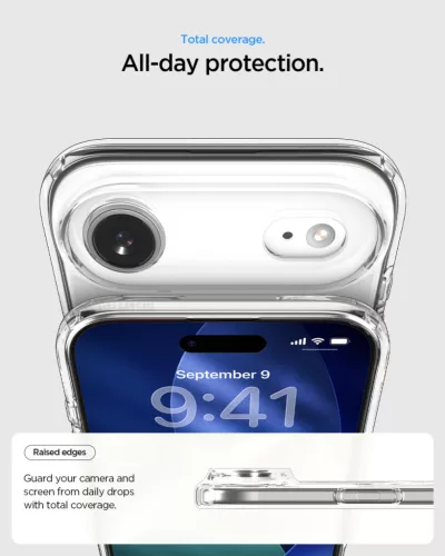 Spigen Ultra Hybrid Magfit Apple iPhone Air (2025) tok, MagSafe, Clear White, fehér