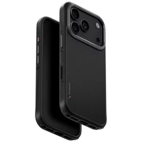   Uniq Keva Magclick Apple iPhone 17 Pro / 18 Pro MagSafe Aramid tok, fekete