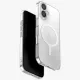 Uniq Airsuit Magclick Apple iPhone 17 MagSafe szilikon tok, átlátszó