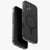 Uniq Airsuit Magclick Apple iPhone 17 MagSafe szilikon tok, fekete