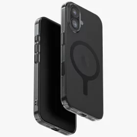   Uniq Airsuit Magclick Apple iPhone 17 MagSafe szilikon tok, fekete