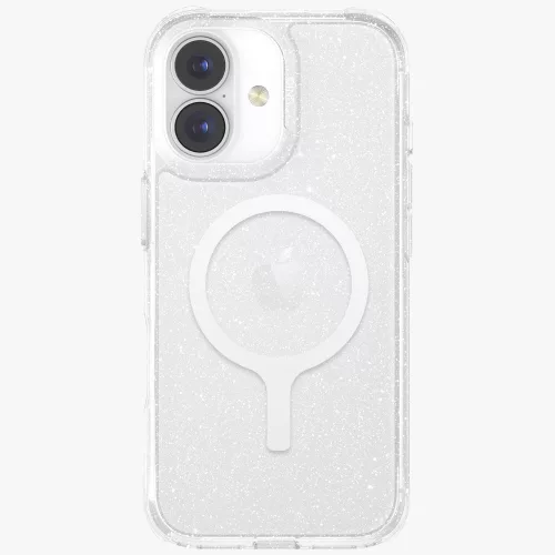 Uniq Lifepro Extreme Magclick Apple iPhone 17 MagSafe csillámos tok, átlátszó