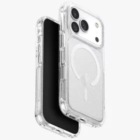   Uniq Lifepro Extreme Magclick Apple iPhone 17 Pro / 18 Pro MagSafe csillámos tok, átlátszó